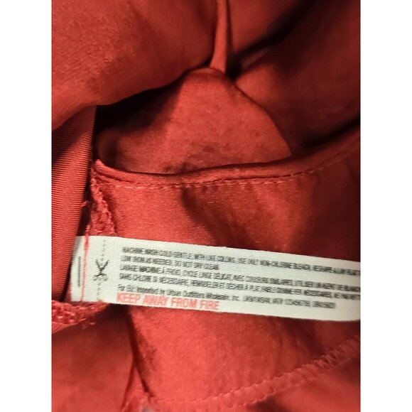 Intimately Free People Sensual Satin Scallop Cami Tank Top Rust Large - Picture 12 of 13